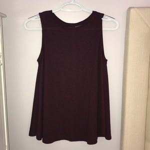 LOFT Plum Colored Tank Top